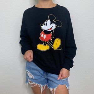Disney Mickey Mouse Crew Neck Woman Size L